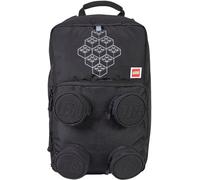 LEGO Bricks Petersen School Backpack Kids Everyday Travel Rucksack 23L Black