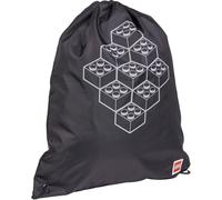 Lego Bricks School Shoe Bag Kids Drawstring Gym Sack Sports Bag Backpack Black