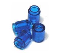 LEGO Building Accessories 1 x 1 Transparent Blue Round Brick Bulk - 100 Pieces