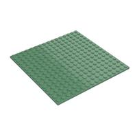 LEGO Building Baseplate 16 x 16 Studs - Choose Your Colour (Part 91405) (Sand Green, 1, count)