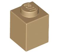 LEGO Building Brick 1x1, Part 3005 (White, 100, Bricks)