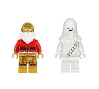 LEGO C-3PO Santa and Snow Chewbacca Minifigures Star Wars Holiday