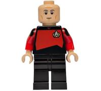 LEGO Captain Jean-Luc Picard Minifigure from set 10356 trek006