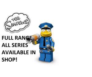 Lego chief wiggum the simpsons series 1 unopened new factory sealed