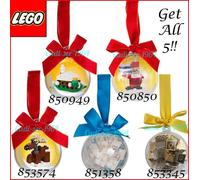 LEGO Christmas Bauble Sets GET ALL 5 ITEMS Discontinued NEW & SEALED