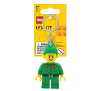 Lego Iconic Elf Keychain LED Torch Toys Gifts for Kids - 76mm Figure (KE181) - 2 CR2025 Batteries Included
