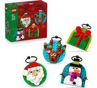 LEGO Christmas Ornament Selection Building Toy with 4 Hanging Decorations 40744