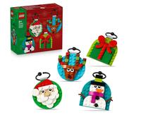 LEGO Christmas Ornament Selection - Building Toy with 4 Hanging Decorations i...