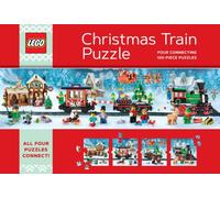 LEGO Christmas Train Puzzle Four Connecting 100-Piece Puzzles by LEGO (Jigsaw)