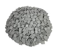LEGO City 100 Tiles in New Grey with 2 knobs Tile Smooth tiles - 3068