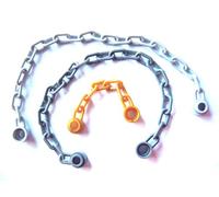 LEGO City - 3 different chains - in different colours and lengths - 2 pieces with 21 chain links + 1 piece with 5 chain links