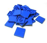 LEGO City 3068 30 Blue Tiles with 2 x 2 Knobs Smooth Plates