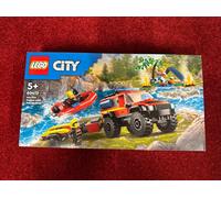 LEGO® City 60412 4x4 Fire Truck with Rescue Boat