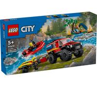 LEGO® City 60412 4x4 Fire Truck with Rescue Boat