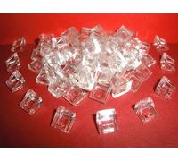 Lego City, 60 transparent, clear roof bricks with 1 x 1 knobs