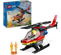 LEGO City 60411 Fire Rescue Helicopter Toy Vehicle Building Set