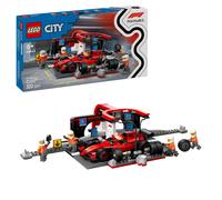 LEGO® City 60443 F1® Pit Stop & Pit Crew with Ferrari Car