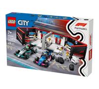 LEGO® City F1® Garage & Mercedes-AMG & Alpine Cars Toy Playset 60444