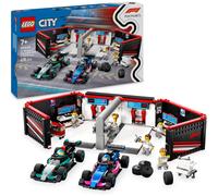 LEGO® City F1® Garage & Mercedes-AMG & Alpine Cars Toy Playset 60444