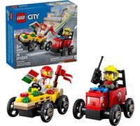 LEGO CITY 60458 PIZZA VS FIRE TRUCK RACE CAR PACK New Sealed Sent Securely Boxed
