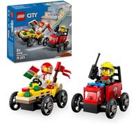 Lego City Pizza Vs. Fire Truck Race Car Pack 60458 One Colour