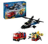 Lego City Helicopter, Fire Engine &Amp; Submarine Remix 60462 One Colour