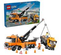 Lego City City Heavy-Duty Recovery Tow Truck With Crane 60467 One Colour