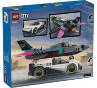 Lego City 60489 Jet vs. Car Toy Vehicle Model Kit for Kids Ages 6 & Up