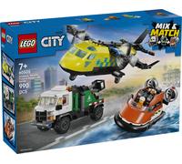 Lego City 60505 Airplane, Service Truck & Hovercraft Remix for Ages 7+