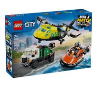 LEGO City Airplane, Service Truck & Hovercraft Remix 60505