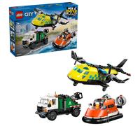 LEGO City Airplane, Service Truck & Hovercraft Remix Building Toy for Kids - Mix & Match Emergency Vehicle & Truck Toys for Pretend Play - Gift Idea f