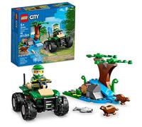LEGO City ATV and Otter Habitat, 60394 Off-Roader Quad Bike Toy Car for Kids Age 5 Plus, Animal Playset with Wildlife Figures, Learning to Build Nature Set