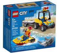 LEGO City Beach Rescue ATV 60286 Building Kit; Fun Cool Toy for Kids