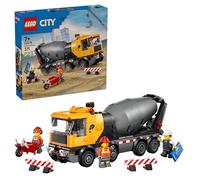 LEGO City Cement Mixer 60478 | Toys for 7+ Year Old Boys, Educational Construction Site Vehicle Model, 3 Minifigures, Birthday Gift Idea, 371 Pieces
