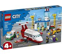 LEGO City Central Airport 60261 Building Toy, with Passenger Charter Plane, Airport Building, Fuel Tanker, Baggage Truck, Cargo and 6 Minifigures, Great Gift for Kids, New 2020 (286 Pieces)
