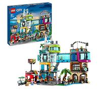 LEGO City: City Centre Set, Model Building Kit with Reconfigurable Modular Rooms including Toy Shops, Barber, Vlogger Studio, Hotel and Rooftop Disco with 14 Minifigures, Gif for Boys & Girls 60380