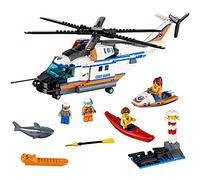 Lego City Heavy Duty Rescue Helicopter 60166 Coastguard with 4 Mini Figures New