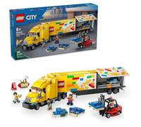 LEGO City Delivery Truck (60440) Playset for Ages 8 & Up, Featuring a Truck with a Large Trailer Pallets of Playsets, a Functioning Toy Forklift Truck & a Hot-Dog Stand