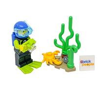 LEGO City: Diver Minfig with Underwater Camera and Crab