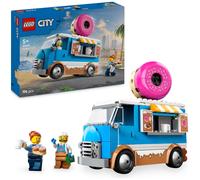 LEGO City Doughnut Truck Toy, Set with 2 Minifigures 60452