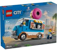 LEGO City Doughnut Truck Toy, Set with 2 Minifigures 60452
