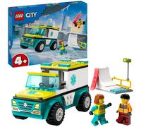 LEGO City Emergency Ambulance and Snowboarder Toys 60403