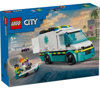Lego City Emergency Ambulance Toy Vehicle Set 60451 One Colour