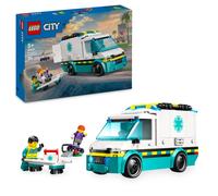 LEGO City Emergency Ambulance Toy with 2 Minifigures Educational Learning To...