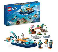 LEGO City Explorer Diving Boat Toy Ocean Set Coral