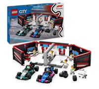 LEGO® City F1® Garage & Mercedes-AMG & Alpine Cars Toy Playset 60444