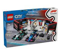 LEGO® City F1® Garage & Mercedes-AMG & Alpine Cars Toy Playset 60444