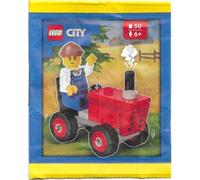 LEGO City: Farmer Minifigure with Farm Tractor - Ages 6+