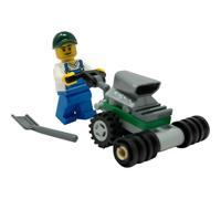 LEGO City: Farmer Minifigure with Lawn Mower - Mini Set
