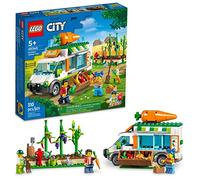 LEGO 60345 City Farmers Market Van, Toy Farm Shop with Food Truck, Veggie Patch, 3 Minifigures & Bunny Figure, Gift for Boys & Girls age 5 Plus Years Old